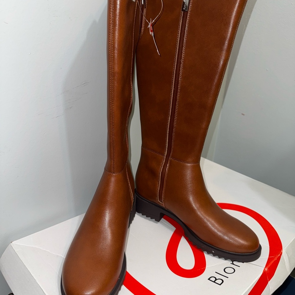 Blondo Tan Over the Knee Boots